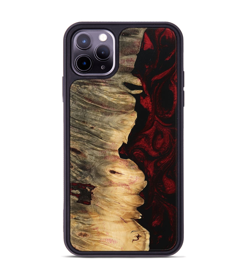 iPhone 11 Pro Max Wood Phone Case - Areli (Red, 746134)