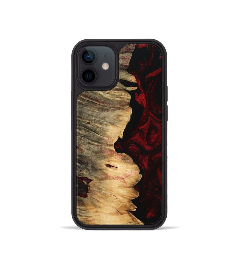 iPhone 12 mini Wood Phone Case - Areli (Red, 746134)