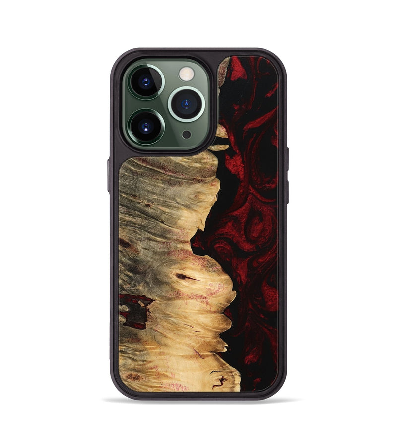 iPhone 13 Pro Wood Phone Case - Areli (Red, 746134)