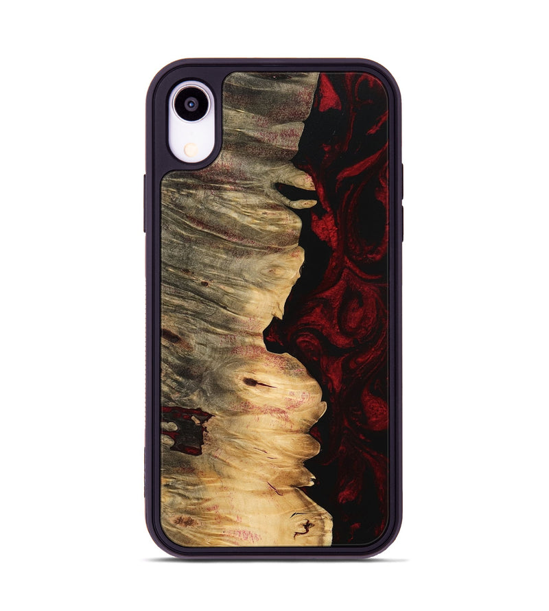 iPhone Xr Wood Phone Case - Areli (Red, 746134)