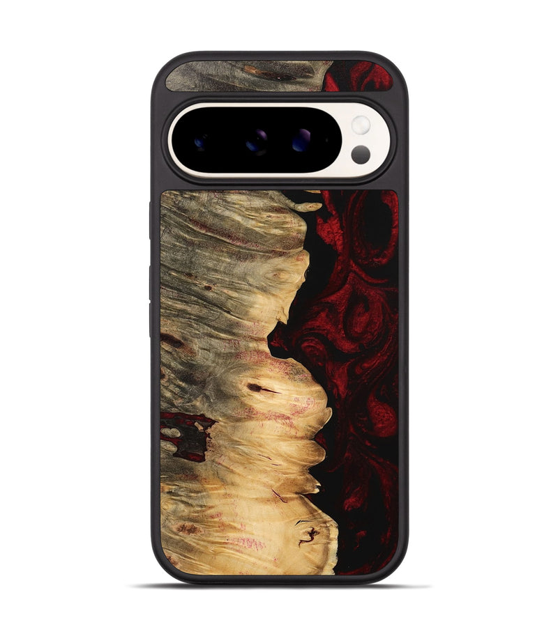 Pixel 9 Pro Wood Phone Case - Areli (Red, 746134)