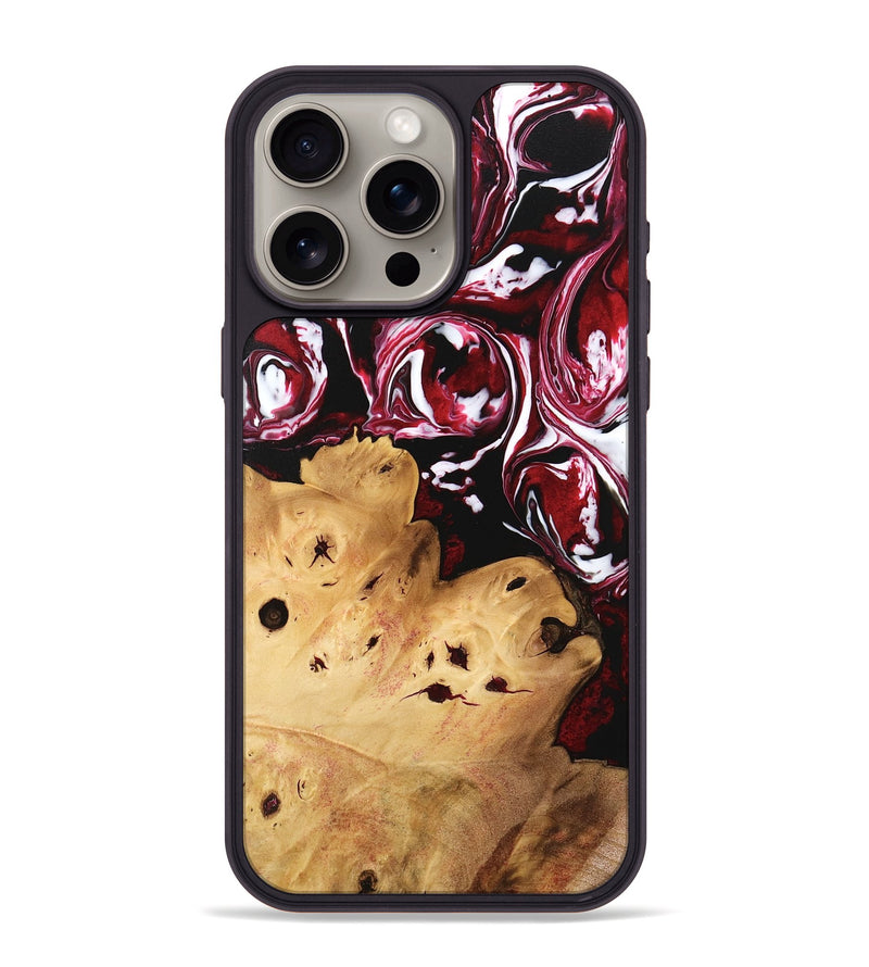 iPhone 15 Pro Max Wood Phone Case - Karyn (Red, 746135)