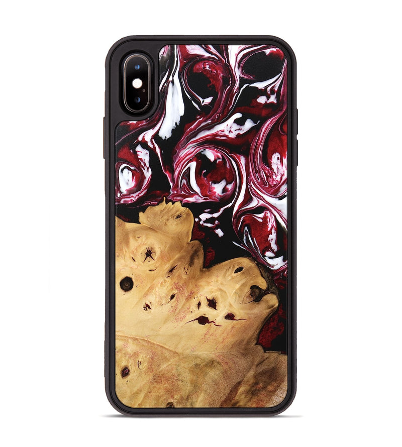 iPhone Xs Max Wood Phone Case - Karyn (Red, 746135)