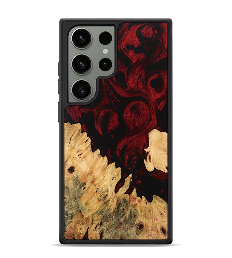 Galaxy S24 Ultra Wood Phone Case - Pedro (Red, 746136)