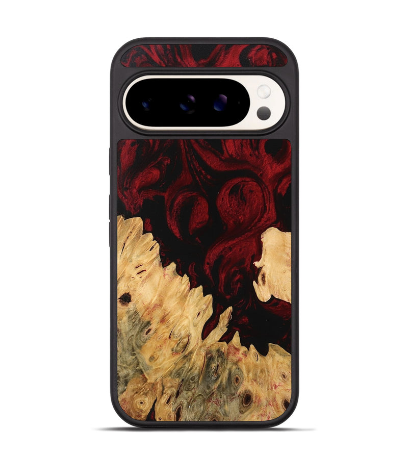 Pixel 9 Pro Wood Phone Case - Pedro (Red, 746136)