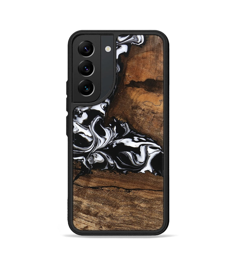 Galaxy S22 Wood Phone Case - Messiah (Black & White, 746137)