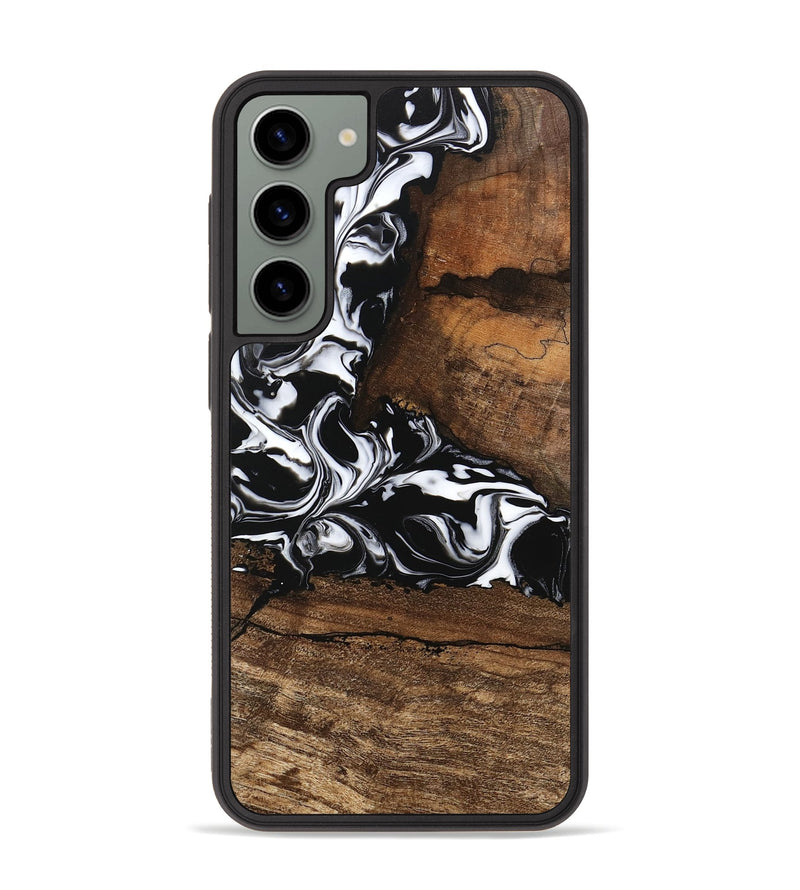 Galaxy S23 Plus Wood Phone Case - Messiah (Black & White, 746137)