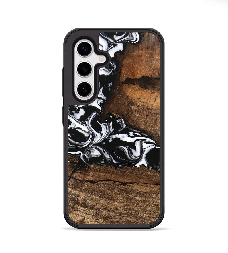 Galaxy S25 Wood Phone Case - Messiah (Black & White, 746137)