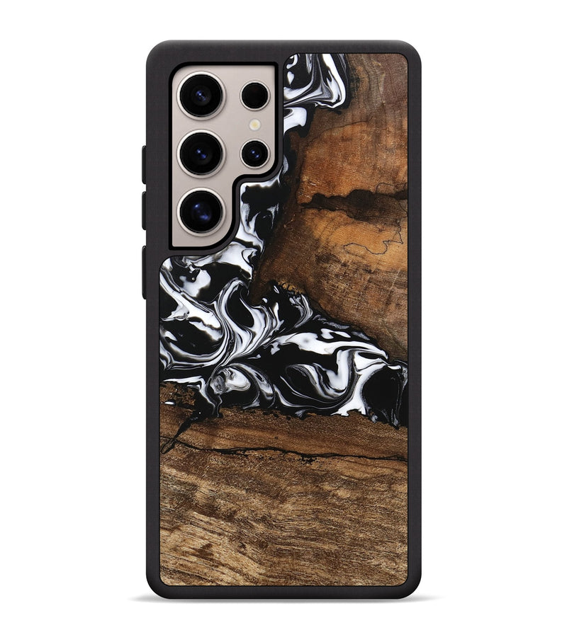 Galaxy S25 Ultra Wood Phone Case - Messiah (Black & White, 746137)