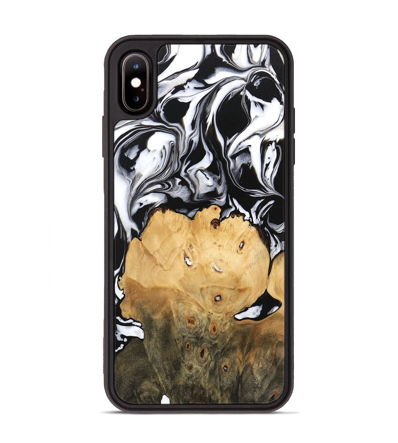 iPhone Xs Max Wood Phone Case - Wesson (Black & White, 746138)