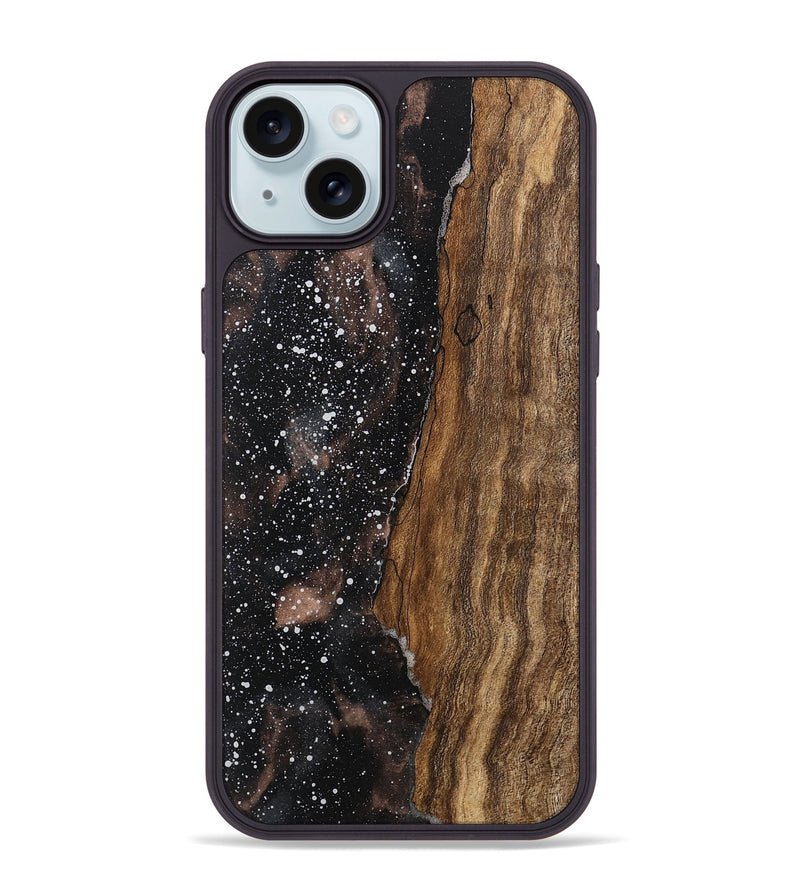 iPhone 15 Plus Wood Phone Case - Leyla (Cosmos, 746139)