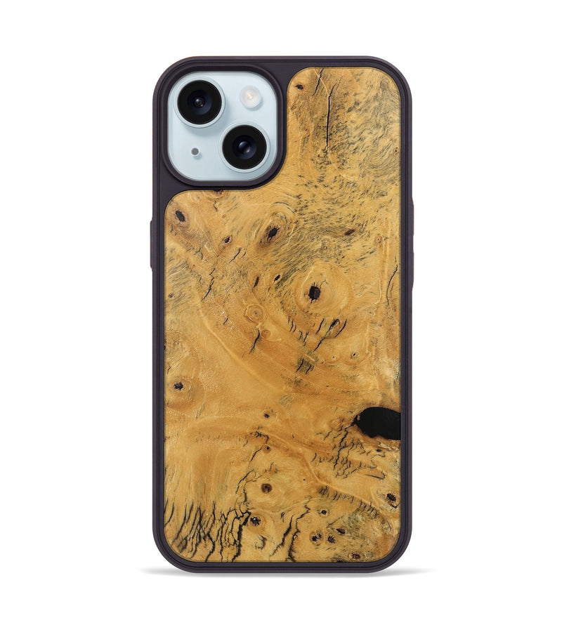 iPhone 15 Wood Phone Case - Darwin (Wood Burl, 746142)