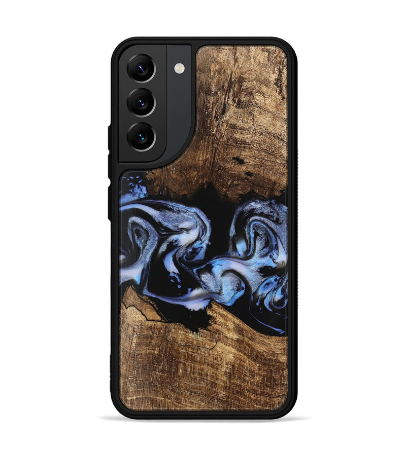 Galaxy S22 Plus Wood Phone Case - Moesha (Blue, 746144)