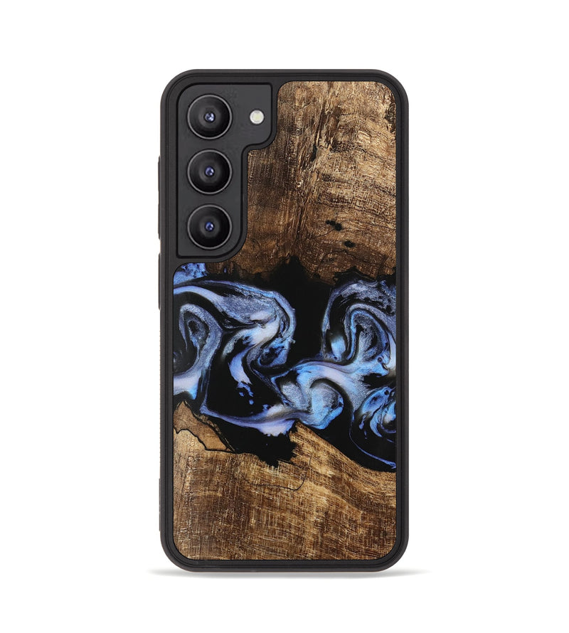 Galaxy S23 Wood Phone Case - Moesha (Blue, 746144)