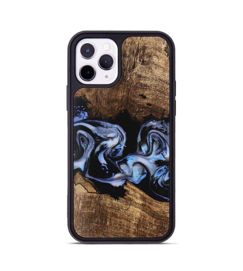 iPhone 11 Pro Wood Phone Case - Moesha (Blue, 746144)