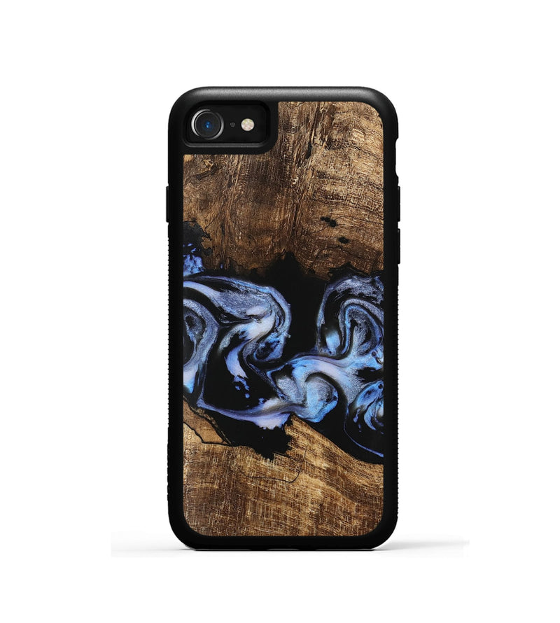 iPhone SE Wood Phone Case - Moesha (Blue, 746144)