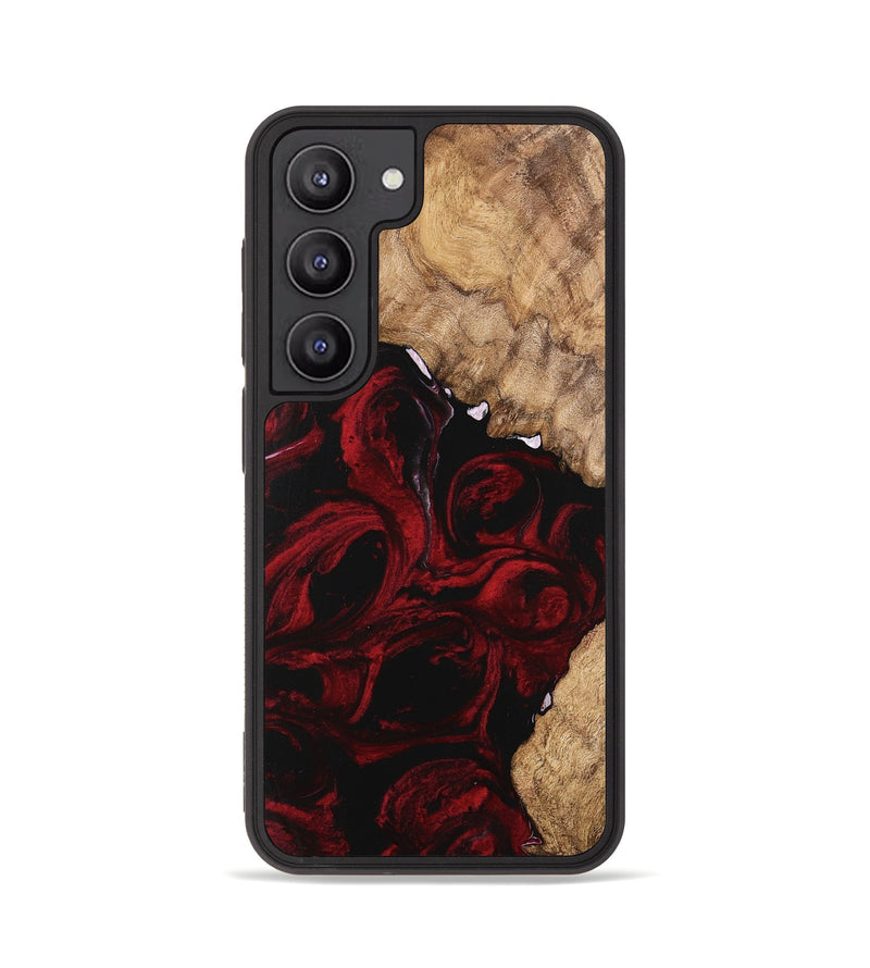 Galaxy S23 Wood Phone Case - Caspian (Red, 746145)