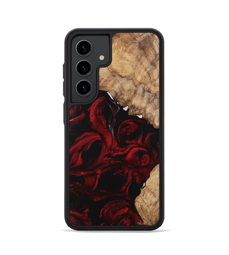 Galaxy S24 Wood Phone Case - Caspian (Red, 746145)