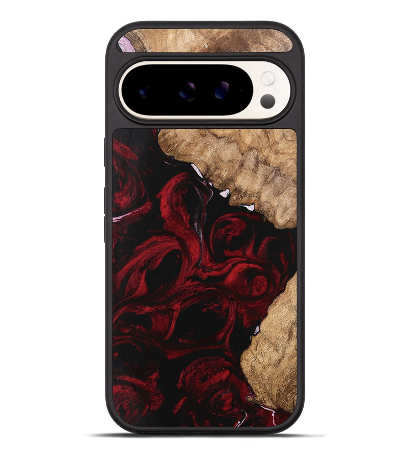 Pixel 9 Pro XL Wood Phone Case - Caspian (Red, 746145)