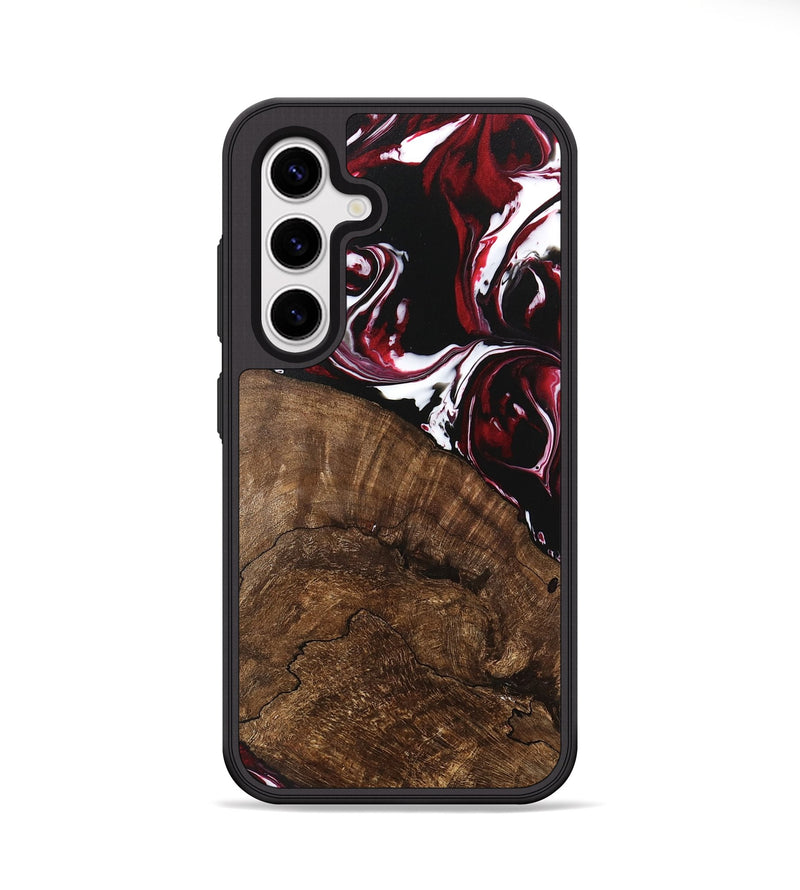 Galaxy S25 Wood Phone Case - Charles (Red, 746146)