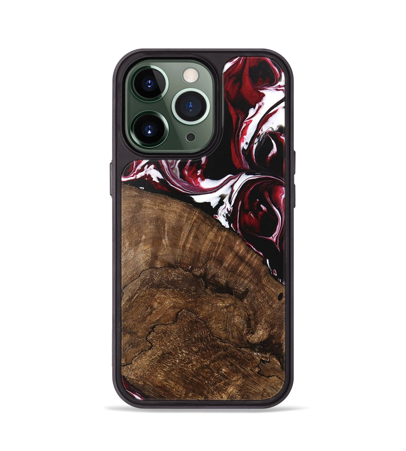 iPhone 13 Pro Wood Phone Case - Charles (Red, 746146)