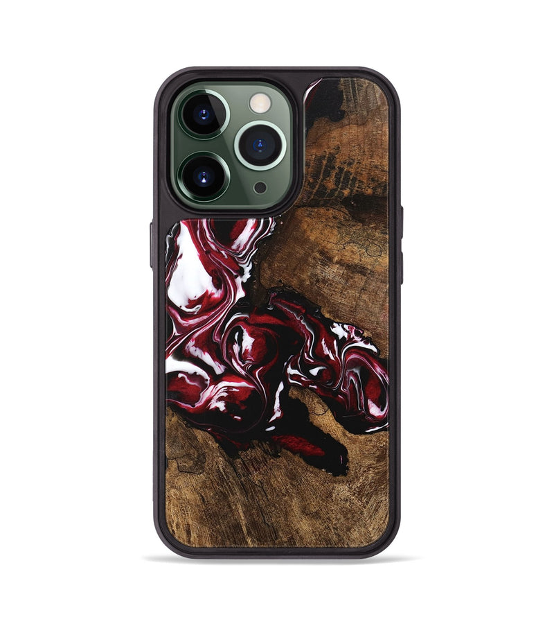 iPhone 13 Pro Wood Phone Case - Meghann (Red, 746150)