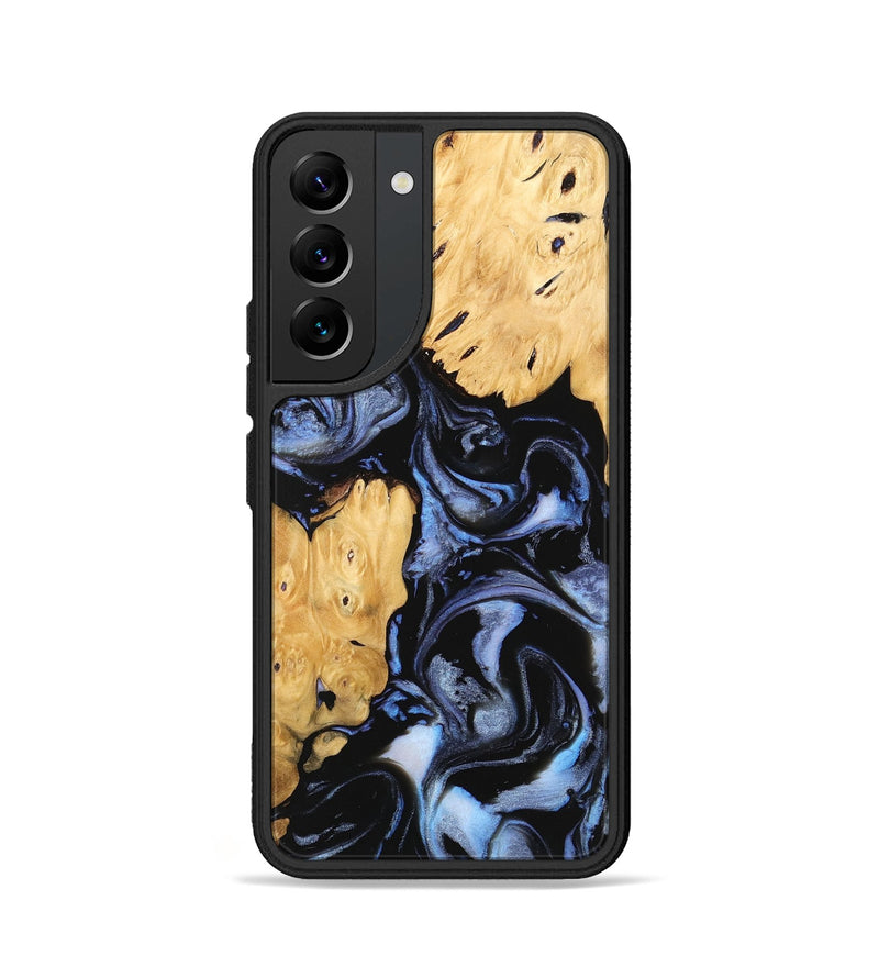 Galaxy S22 Wood Phone Case - Kashton (Blue, 746151)