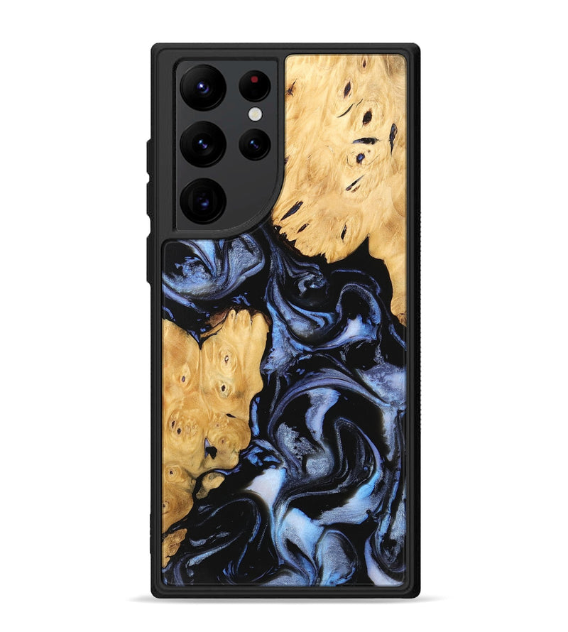 Galaxy S22 Ultra Wood Phone Case - Kashton (Blue, 746151)