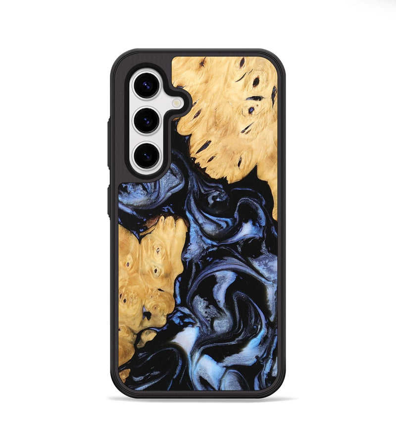 Galaxy S25 Plus Wood Phone Case - Kashton (Blue, 746151)