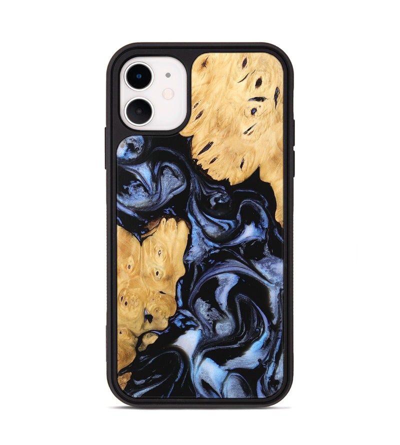 iPhone 11 Wood Phone Case - Kashton (Blue, 746151)