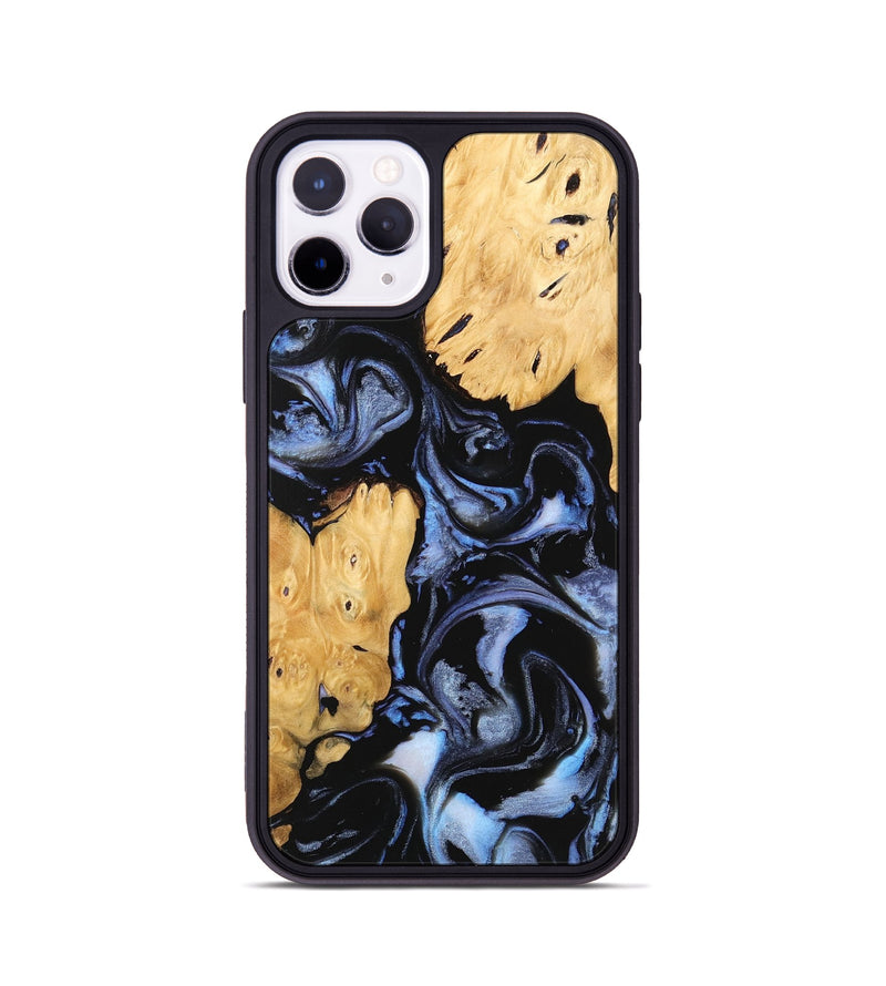 iPhone 11 Pro Wood Phone Case - Kashton (Blue, 746151)