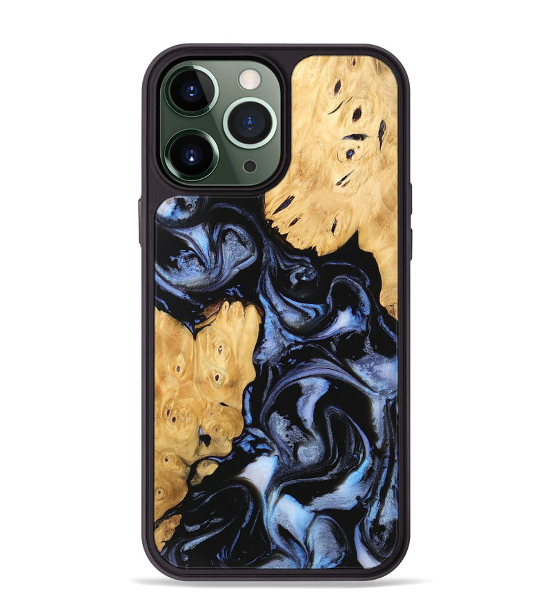 iPhone 13 Pro Max Wood Phone Case - Kashton (Blue, 746151)