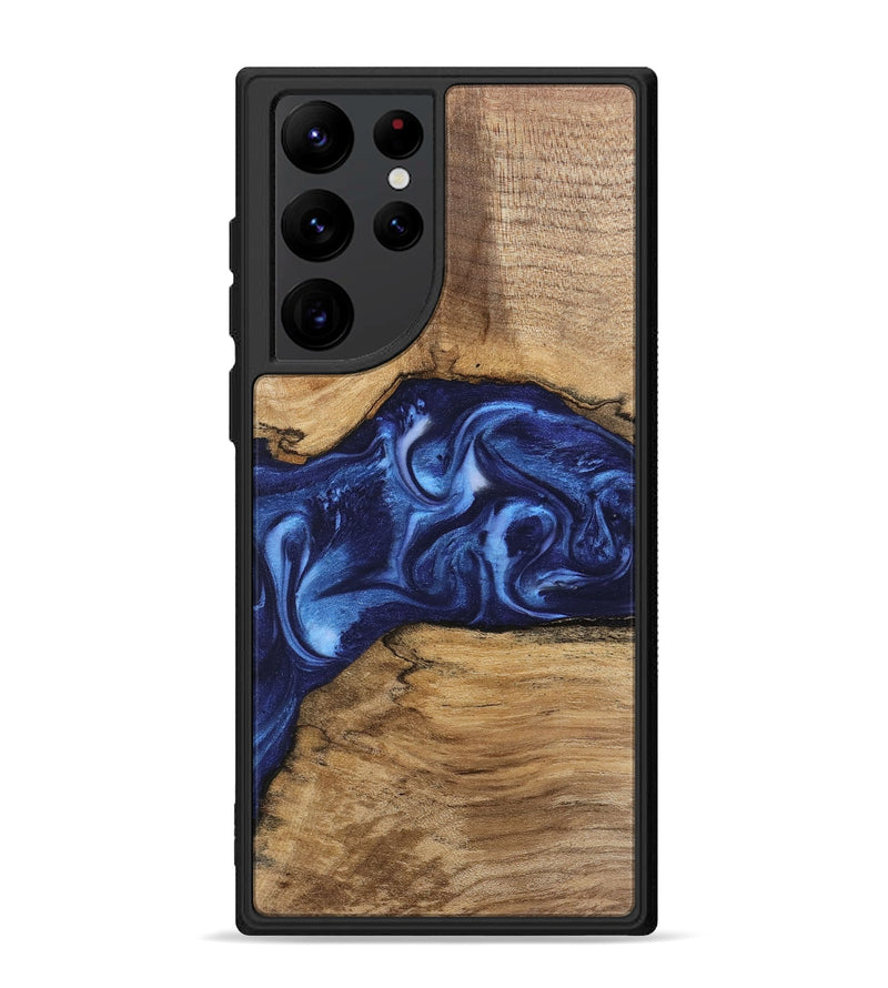 Galaxy S22 Ultra Wood Phone Case - Hobart (Blue, 746152)