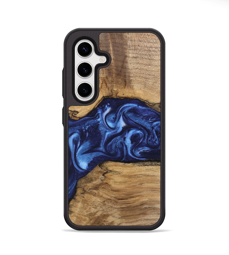 Galaxy S25 Plus Wood Phone Case - Hobart (Blue, 746152)