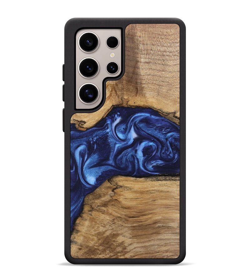 Galaxy S25 Ultra Wood Phone Case - Hobart (Blue, 746152)