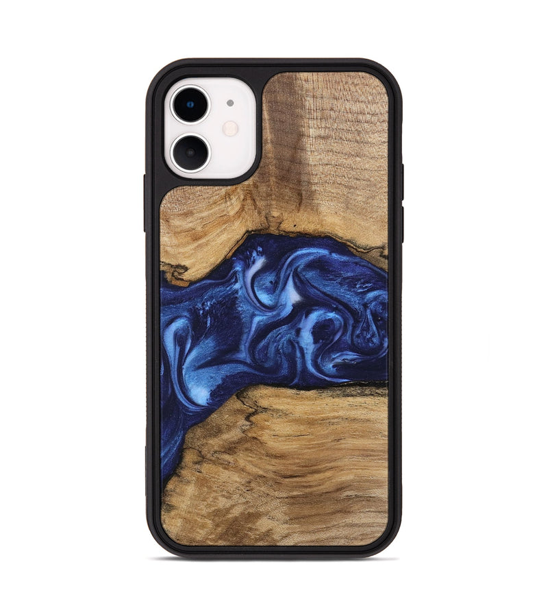 iPhone 11 Wood Phone Case - Hobart (Blue, 746152)