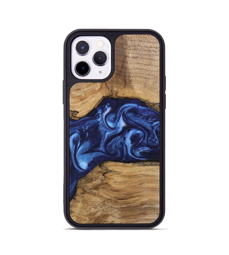 iPhone 11 Pro Wood Phone Case - Hobart (Blue, 746152)