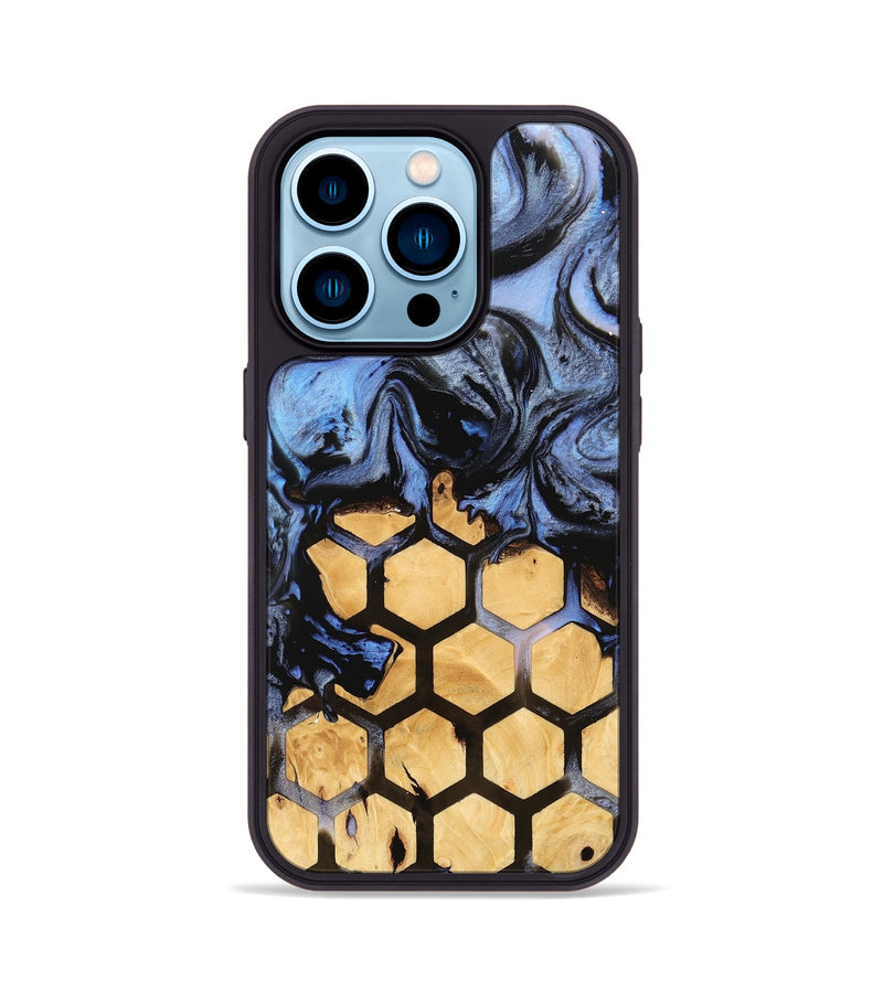 iPhone 14 Pro Wood Phone Case - Lacey (Pattern, 746154)