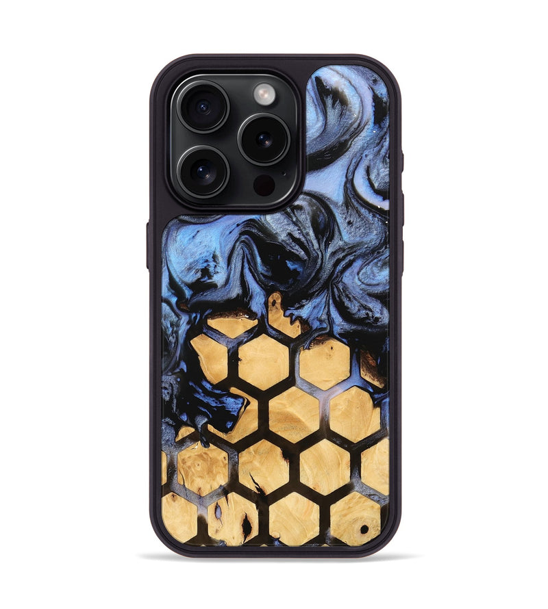 iPhone 15 Pro Wood Phone Case - Lacey (Pattern, 746154)