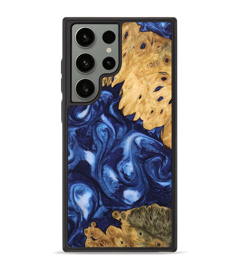 Galaxy S23 Ultra Wood Phone Case - Deshawn (Blue, 746155)