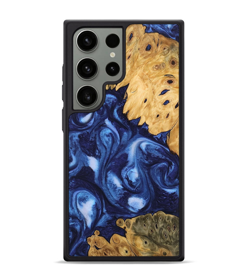 Galaxy S24 Ultra Wood Phone Case - Deshawn (Blue, 746155)