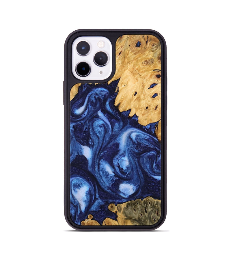 iPhone 11 Pro Wood Phone Case - Deshawn (Blue, 746155)