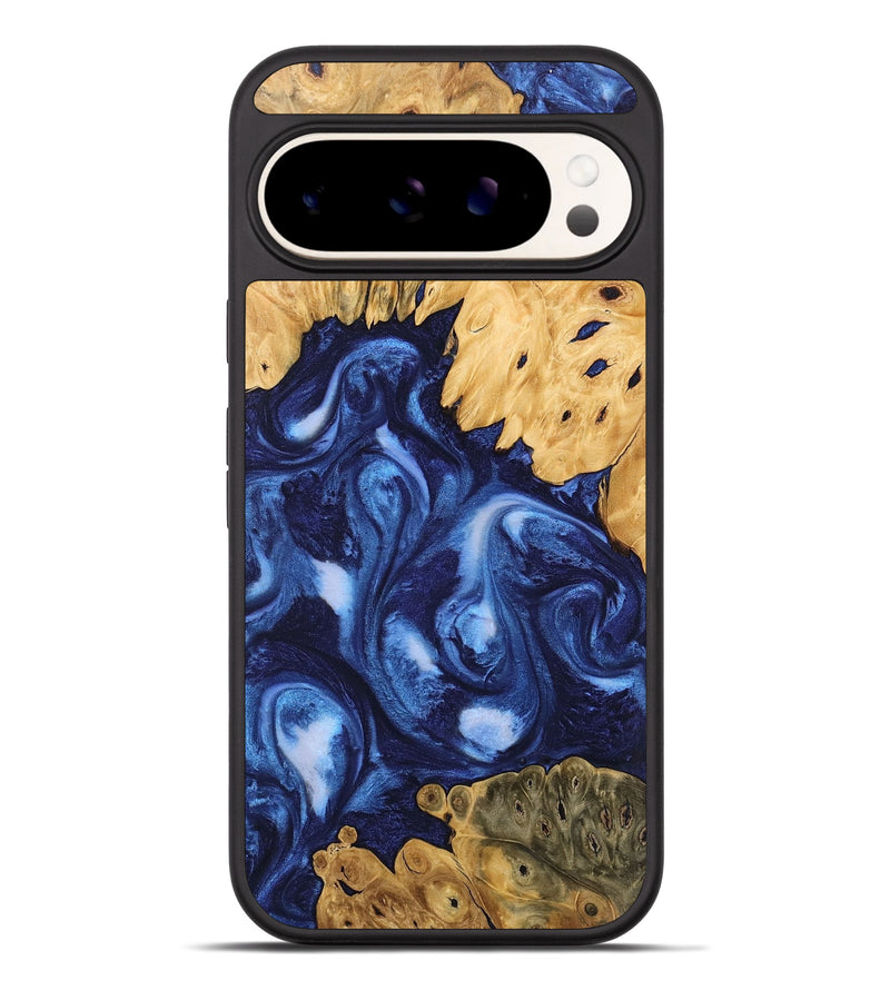 Pixel 9 Pro XL Wood Phone Case - Deshawn (Blue, 746155)