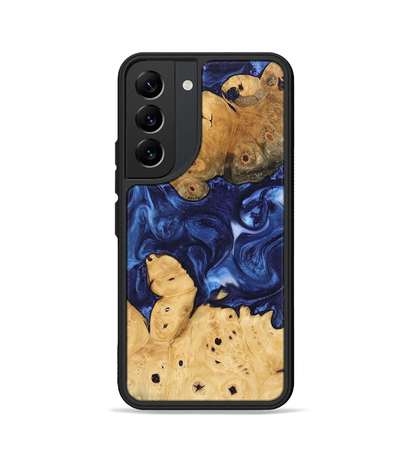 Galaxy S22 Wood Phone Case - Sharen (Blue, 746156)