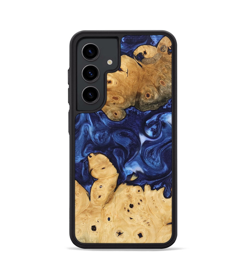 Galaxy S24 Wood Phone Case - Sharen (Blue, 746156)