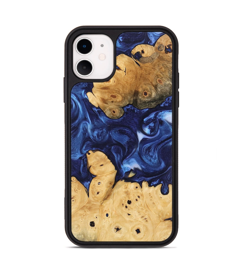 iPhone 11 Wood Phone Case - Sharen (Blue, 746156)