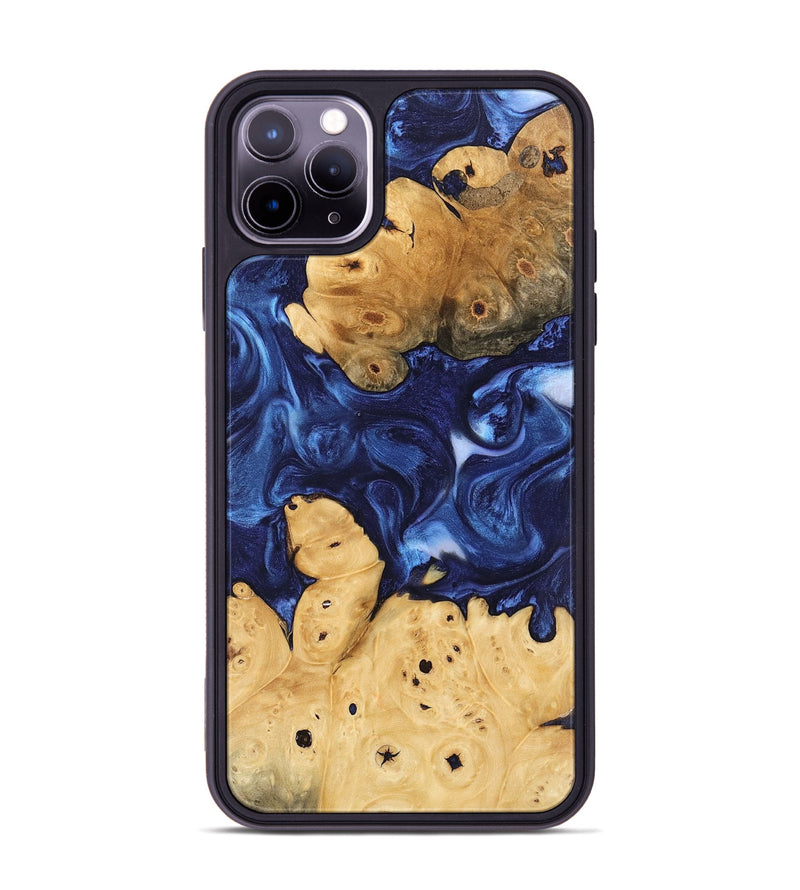 iPhone 11 Pro Max Wood Phone Case - Sharen (Blue, 746156)