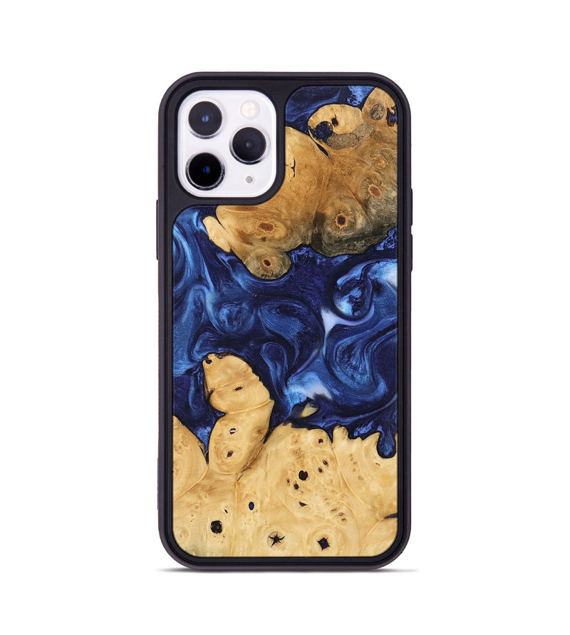 iPhone 11 Pro Wood Phone Case - Sharen (Blue, 746156)