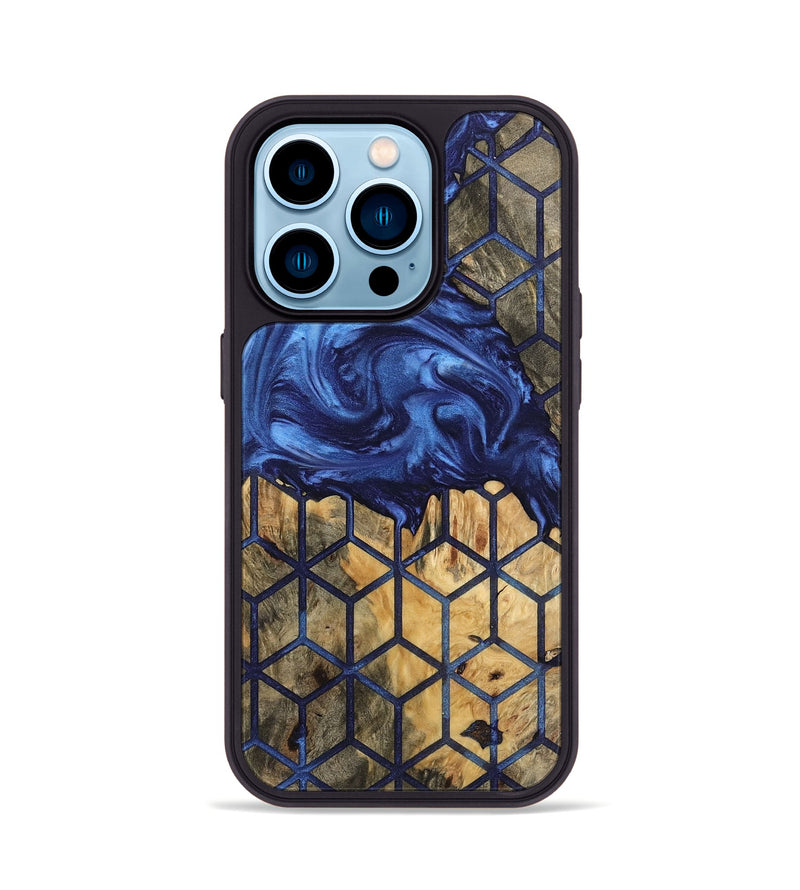 iPhone 14 Pro Wood Phone Case - Cari (Pattern, 746159)