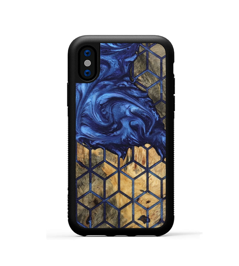 iPhone Xs Wood Phone Case - Cari (Pattern, 746159)